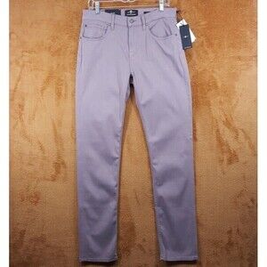 7 FOR ALL MANKIND Jeans Mens Size 38 Mauve Slim Straight Luxe Performance SLIMMY